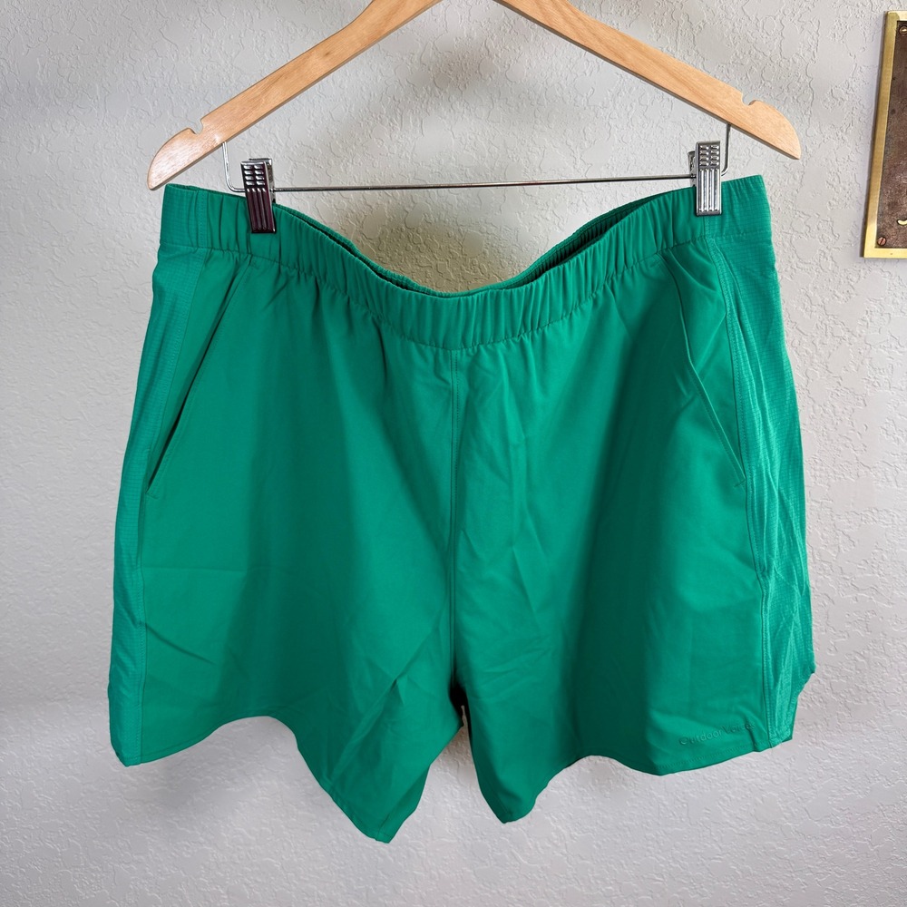 Outdoor Voices Mens Rec Shorts Green XXL Athletic Running Lined‎ RN147908